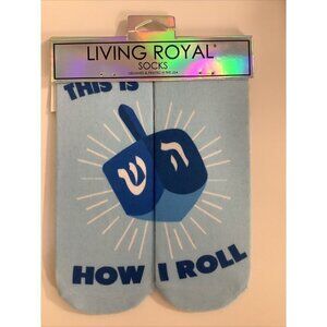 Living Royal Hanukkah This Is How I Roll Socks New